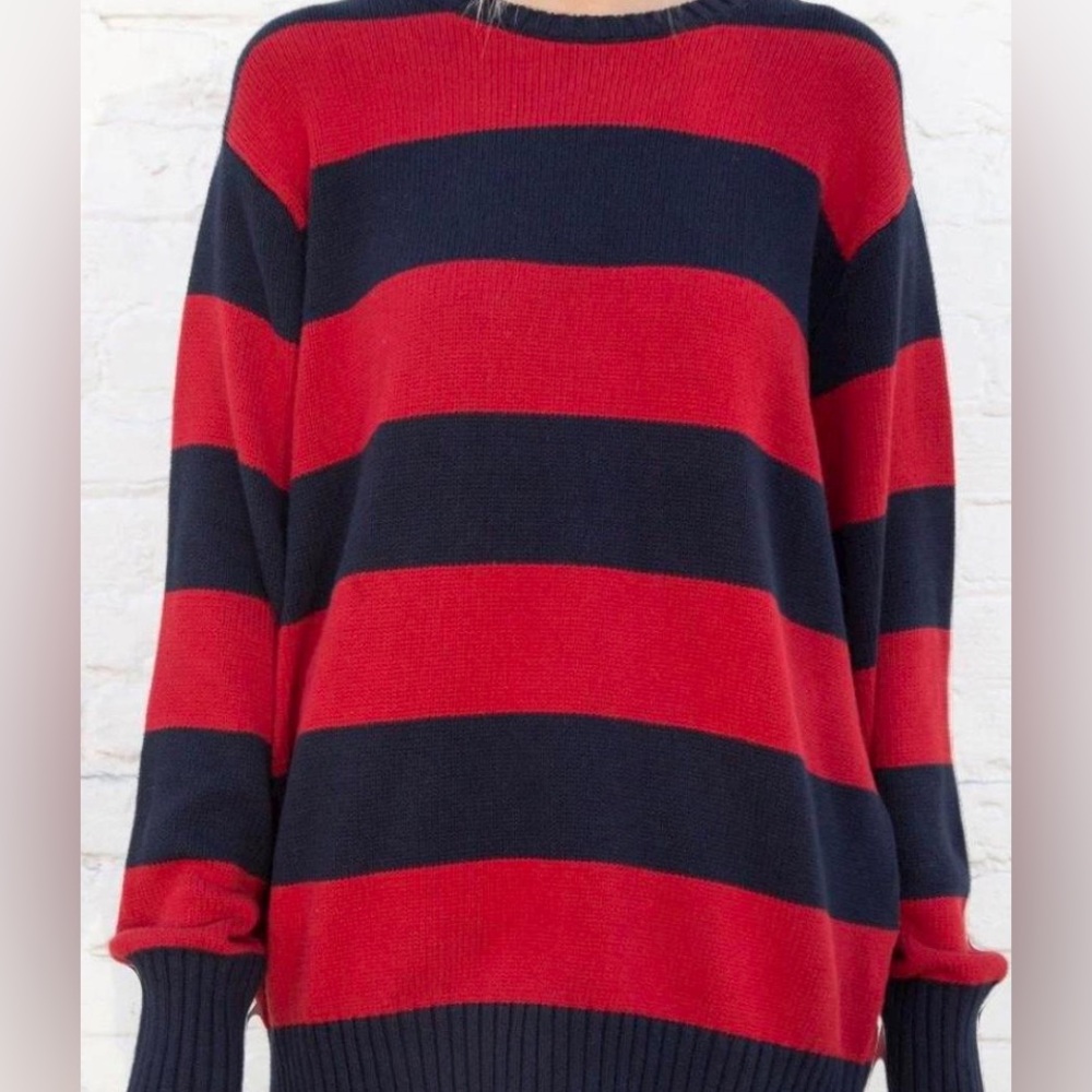 Brandy Melville Striped Oversized Sweater John Galt